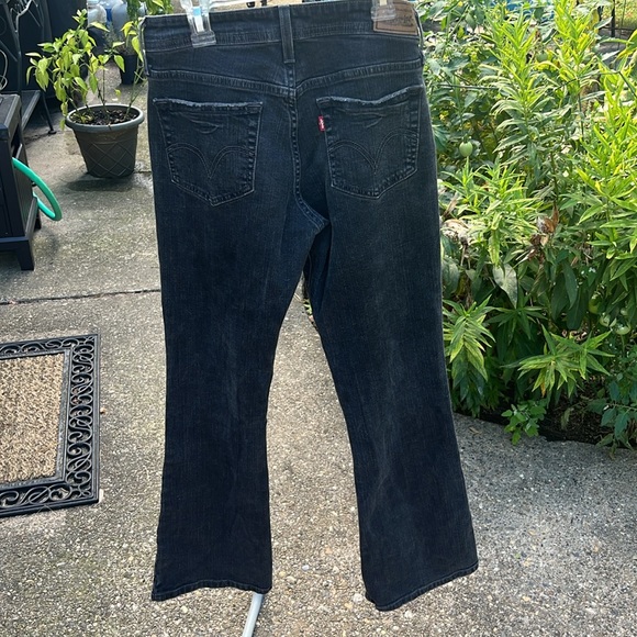 Levi Vintage women’s Super low boot cut black 518 jeans size 7 junior - Picture 8 of 9